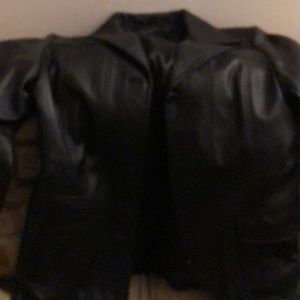 Black leather jacket, Be U brand